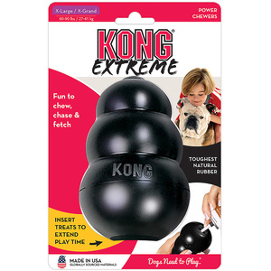 Kong Panal de Caucho Extreme Negro para Perro