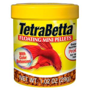 Tetra Betta Floating Mini Pellets para Peces Betta, 29 g