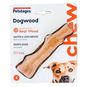 Petstages Dogwood Juguete Masticable Diseño Vara de Madera para Perro, Chico