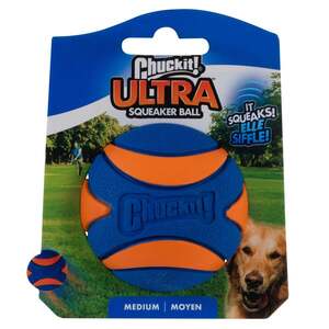 Chuckit! Pelota Ultra Squeaker para Perro, Mediano Chuckit! Pelota Ultra Squeaker para Perro, Mediano