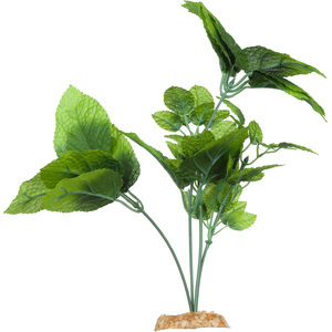Imagitarium Planta Verde de Seda de Decoración para Acuario, 1 Pieza