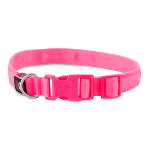 Good2Go Collar Reflejante con Luz LED Recargable Color Rosa para Perro, Grande/X-Grande