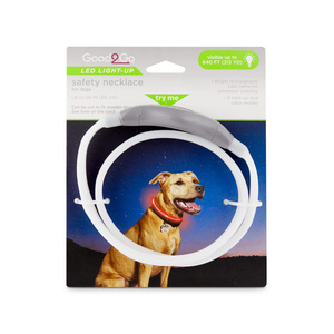 Good2Go Collar Luz LED Recargable Seguridad en el Paseo para Perro, Unitalla