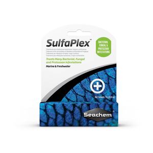 Seachem Sulfaplex Tratamiento Medico para Peces, 10 g