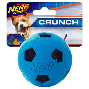 Nerf Dog Pelota Soccer Crunch para Perro, Chico