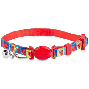 Good2Go Collar con Broche de Seguridad Diseño Sandias para Gatito Color Rojo