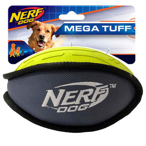 Nerf Dog Balón Mega Tuff de Americano para Perro, Chico