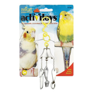 JW Pet CompanyJuguete de Plástico Interactivo para Aves Móvil de Cubiertos