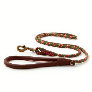 Reddy Correa Redonda de Cuerda Color Verde/ Rojo para Perro, 1.5 m