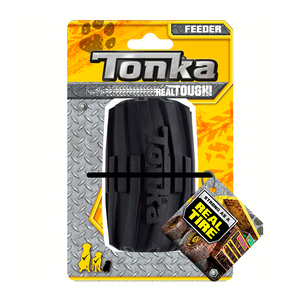 Tonka Dispensador de Premios Diseño Llanta Ultra Resistente para Perro, 10 cm