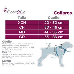 Good2Go Collar de Adiestramiento Martingale Militar para Perro, Grande