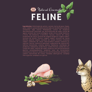 Natural Gourmet Feline Alimento Natural Libre de Granos para Gato Todas las Edades Receta Tilapia, 1.5 kg