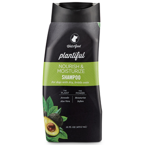 Plantiful Shampoo con Aguacate y Aloe Vera para Perro con Pelo Seco y Quebradizo, 473 ml