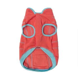 Latipaw Polerón Suave Color Coral/Aqua para Perro, X-Chica