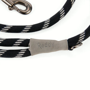 Reddy Correa Corta de Cuerda Color Negro para Perro, 1.2 m