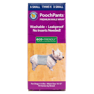 Pooch Pad PoochPants Pañal Reutilizable para Perro Macho, 'X-Chico