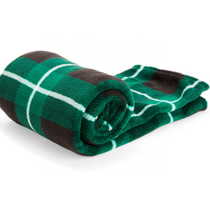 EveryYay Let's Snuggle Manta Súper Suave Diseño Cuadros para Perro, Verde