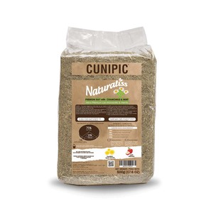 Cunipic Naturaliss Heno Premium Timothy para Pequeños Mamíferos, 500 g