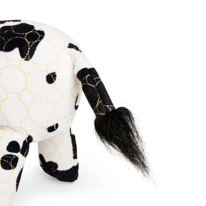 Leaps & Bounds Ruffest & Tuffest Juguete Afelpado Resistente Diseño Vaca para Perro, X-Grande
