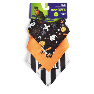 Bootique Paquete de 3 Bandanas para Gato, Unitalla