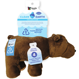 Clean Earth by Spunky Pup Peluche en Forma de Oso para Perro, Chico
