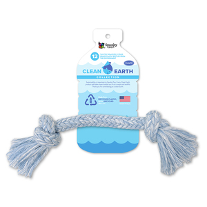 Clean Earth by Spunky Pup Cuerda Fabricada en Plástico Reciclado para Perro, Grande
