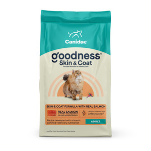 Canidae Goodness for Skin & Coat Alimento Seco Cuidado Piel y Pelo para Gato Adulto Receta Salmón, 4.5 kg