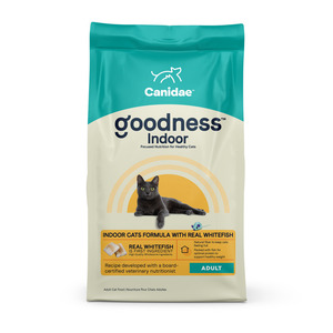Canidae Goodness for Indoor Alimento Seco para Gato Adulto de Interior Receta Pescado Blanco, 2.2 kg