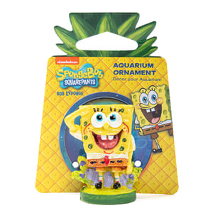Booda Figura de Decoración de Bob Esponja para Acuario, 1 Pieza Booda Figura de Decoración de Bob Esponja para Acuario, 1 Pieza
