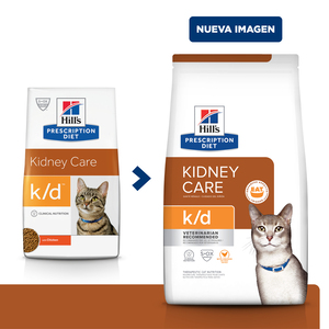 Hill's Prescription Diet k/d Alimento Seco Cuidado Renal para Gato Adulto, 1.81 kg