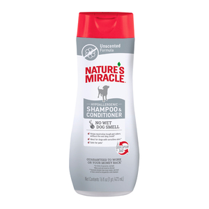 Nature's Miracle Shampoo Hipoalergénico Desodorizante para Perro, 473 ml
