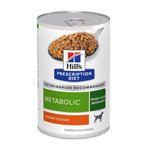 Hill's Prescription Diet Metabolic Alimento Húmedo Control de Peso para Perro Adulto, 370 g