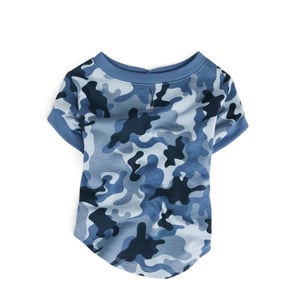 Reddy Polera Azul Camuflaje para Perro, X-Grande Reddy Polera Azul Camuflaje para Perro, X-Grande