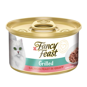Fancy Feast Gourmet Petits Filets Alimento Húmedo para Gato Receta Salmón, 85 g
