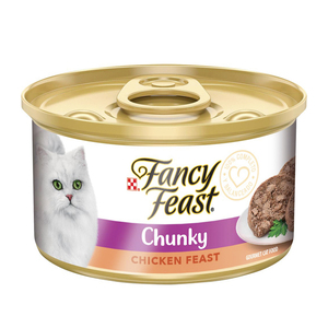 Fancy Feast Gourmet Terrine Alimento Húmedo para Gato Receta Pollo, 85 g