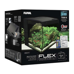 Fluval Flex Acuario Negro, 34 L