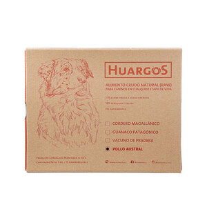 Huargos Hamburguesas Crudas de Pollo Austral para Perro, 3 kg