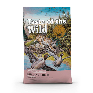 Taste of the Wild Lowland Creek Alimento Natural para Gato Todas las Etapas de Vida Receta Codorniz y Pato, 6 kg