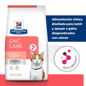 Hill's Prescription Diet Onc-Care Alimento Seco Oncológico para Gato Adulto, 3.1 kg