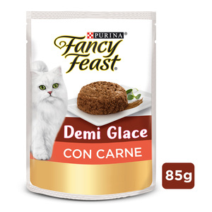 Fancy Feast Demi Glace Alimento Húmedo para Gato Receta Carne, 85 g