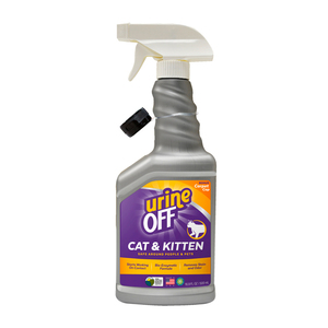 Urine Off Cat & Kitten Limpiador Enzimático Quita Manchas y Olores para Gato, 500 ml