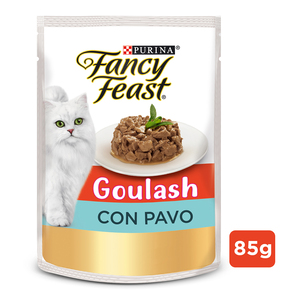 Fancy Feast Goulash Alimento Húmedo para Gato Receta de Pavo, 85 g