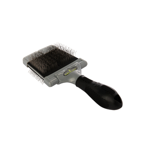 Furminator Slicker Brush Carda Doble Recta y Curva para Perro y Gato, Grande