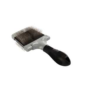 Furminator Slicker Brush Carda Doble Recta y Curva para Perro y Gato, Grande