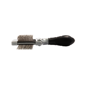 Furminator Slicker Brush Carda Doble Recta y Curva para Perro y Gato, Grande