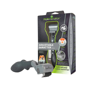 Furminator Ajustable Dematter Cepillo Ajustable Cortanudos para Perro y Gato, Unitalla