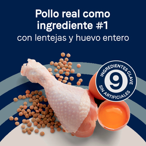 Canidae Pure Alimento Natural sin Granos para Cachorro Receta Pollo y Lenteja, 1.8 kg