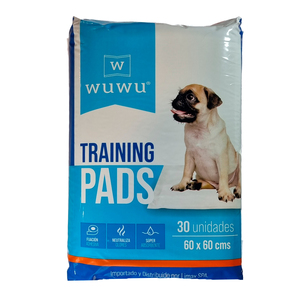 Wuwu Sabanillas de Entrenamiento de 60 x 60 cm para Perro, 30 Piezas