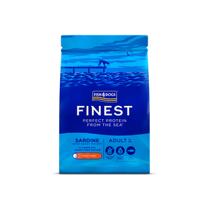 Fish4Dogs Finest Alimento Seco Natural Libre de Granos para Perro Adulto Receta Sardina, 1.5 Kg