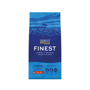 Fish4Dogs Finest Alimento Seco Natural Libre de Granos para Perro Adulto Receta Sardina, 6 Kg